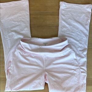 Sommer Ray Light Pink Flare Leggings Activewear. Butter soft!